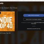 Spotify Web Player Topsify UK Indie Top 40 Topsify